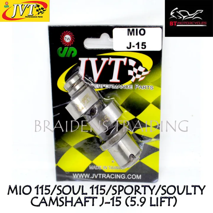 JVT CAMSHAFT J15 (5.9 LOBE LIFT) FOR MIO115/SOUL115/SPORTY/SOULTY Lazada PH