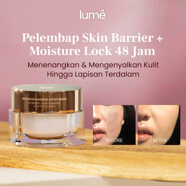 Lume Moisturizer Advanced Barrier Pelembab Wajah Mencerahkan ...