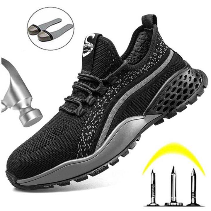 Construction Work Shoes Men Outdoor Industrial Shoes PunctureProof