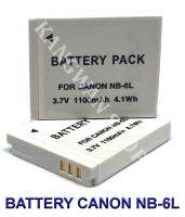 (แพ็คคู่ 2 ชิ้น) NB-6L  NB6L  NB-6LH  NB6LH แบตเตอรี่สำหรับกล้องแคนนอน Camera Battery For Canon Powershot S120,SX510 HS,SX280 HS,SX500 IS,SX700,D20,S90,D30,ELPH 500,SX270,SX240,SX520 BY JAVA STORE