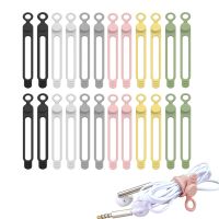 Cord Ties Silicone Cable Wire Ties Buckle Design Reusable Soft Cord Wraps For Kitchen Appliance Cord USB Charging Cable 2023 New Cable Management