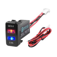 12V Dual USB อะแดปเตอร์ชาร์จไฟในรถ C Igarettteซ็อกเก็ตสำหรับ Toyota