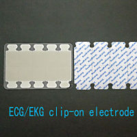 อุปกรณ์เสริม ECG EKG แบบใช้แล้วทิ้ง100ชิ้นแผ่นอิเล็กดแบบหนีบ EKG สำหรับผู้ป่วย