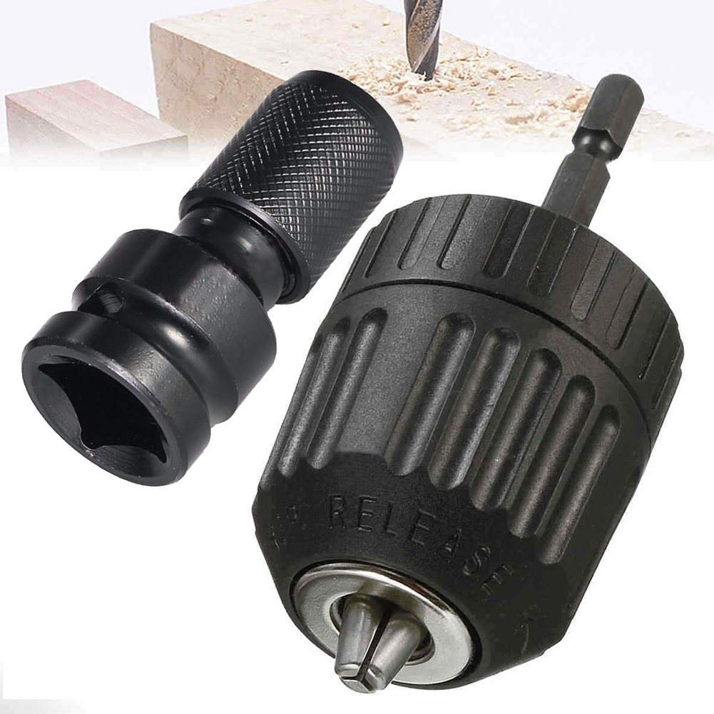 1/2" Square Female  to 1/4" Hex Female or 1/2-20UNF 3/8-24UNF Socket Adapter. 