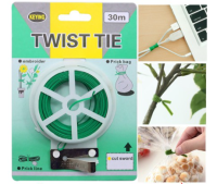 ลวด TWIST TIE 30M ลวดเขียว ลวดมัดของอเนกประสงค์ ลวดอ่อน ลวด (BE037)