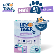 Tã Bỉm Dán Hey Tiger Jumbo Size NB 3-5kg 84 miếng