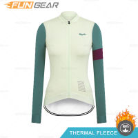 Women Cycling Jersey Winter Jacket Thermal Fleece Sweatshirt Lady Bicycle Long Sleeve Tops Female Bike Training Ropa Ciclismo