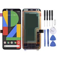 หน้าจอจอ LCD แบบดั้งเดิมสำหรับ Google Pixel 4พร้อม Digitizer ประกอบเต็มตัวเครื่อง (สีดำ) (อะไหล่ห้างสรรพสินค้า)