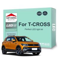 9Pcs Canbus สำหรับ Volkswagen VW T-CROSS 2018 2019 2020รถ LED ภายในหลอดไฟชุดรถอ่านในร่ม Dome Trunk ไม่มีข้อผิดพลาด