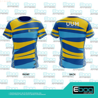 2023 NEW uum tshirt (สต็อกเพียงพอ) fashion [ready stock] 01 eboq sublimation / tshirt microfiber eboq jersi / plus size big sizeคุณภาพสูง size:S-5XL