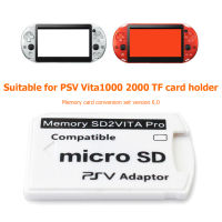 อะแดปเตอร์การ์ดหน่วยความจำ PSVSD SD2VITA สำหรับ PS Vita 1000 2000 3.65ระบบ Micro Micro-SD การ์ดหน่วยความจำ TF Card Holder