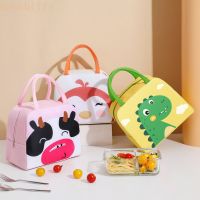 ✠ New Cartoon Lunch Bag Portable Insulated Thermal Lunch Box Picnic Supplies Bags Milk Bottle For Women Girl Kids Children 2023