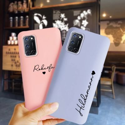 （shine electron）เคสซิลิโคนแสดงชื่อแบบกำหนดได้เองสำหรับ Samsung Galaxy A51 A71 A31 A21S A50 A70 A12 A32 A42 A52ขนาด5กรัม S22 S21 S20 FE รักหัวใจ