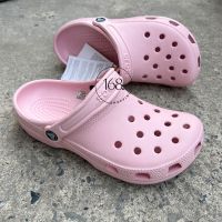 รองเท้า ลำลองแฟชั่น สไตล์ Crocs CR Pink Clog (Unisex) พร้อมส่งทันที?