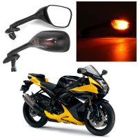 For Suzuki GSXR Motorcycle Rearview Side Mirrors For Suzuki GSXR 600 750 With Turn Signal Light K6 K7 K8 Mirror