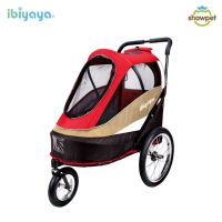 Ibiyaya รถเข็นสุนัข แบบ3ล้อ FS980 Happy Bicycle Pet Trailer/ Stroller รับน้ำหนักได้ 30 Kg.