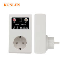 16A EU GSM Power Socket Remote Control Switch Relay Smart Inligent Sockets Outlet 3000W SMS Call Android App Home Automation