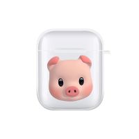 เหมาะสำหรับลูกหมูน่ารัก เคสป้องกัน 1 รุ่น 2 เคสหูฟังบลูทูธรุ่น Apple 3 รุ่น pro นุ่ม