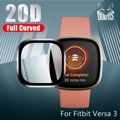 【CW】♤۞  20D Curved film for Versa 3 2 soft screen protector accessories (Not Glass