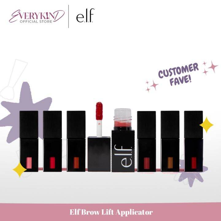 Elf Glossy Lip Stain Transferproof, Longlasting, Hydrating