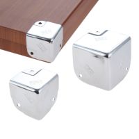 ►☞◙ 4pcs/kit Iron Aviation Corner Square Brackets Toolbox Trunk Wood Box Aluminum Case Brace Protector 35mm/40mm Furniture Hardware