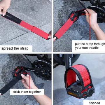 1 pair of Straps, Kids Pedal Bike Foot Straps