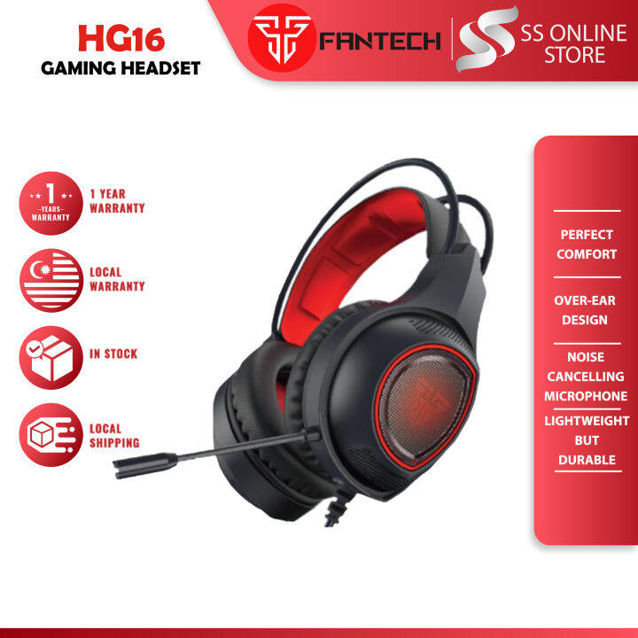 [SS ONLINE STORE] FANTECH HG16 Virtual 7.1 Headphone Gaming Headset ...