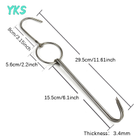 ?【Lowest price】YKS ที่แขวนเนื้อเป็ดทำจากสเตนเลสตะขอสำหรับอบแห้งเนื้อสัตว์