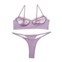 【CC】☽✹❅  Set Push Up Thong Transparent Color bielizna damska нижнее белье женское