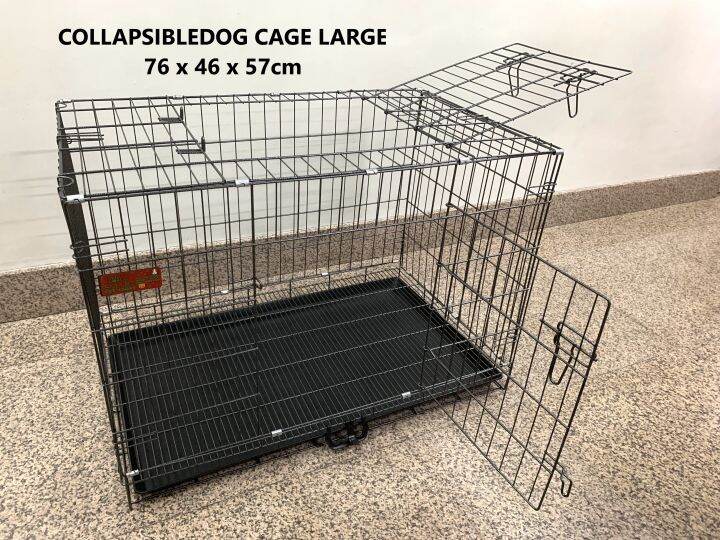 PAWSMART Collapsible Dog Cage Large ( 76 x 46 x 57cm) Lazada PH