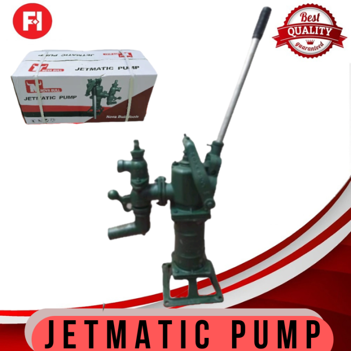 NOVA BULL High Quality Jetmatic Manual Water Pump ( Poso ) Color Dark