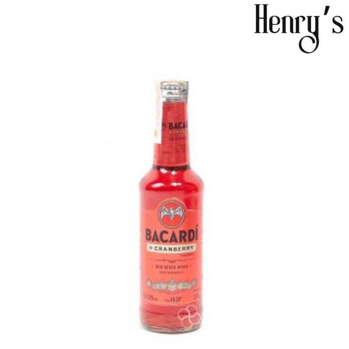 Henry's Bacardi + Cranberry Rum Mixed Drink 275mL Lazada PH