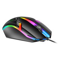 E-Sports Luminous Mice Ergonomic Wired Mouse LED 7 Colors USB Wired Desktop Laptop Mute Computer Mouse Gaming  เมาส์ เมาส์เกมมิ่ง