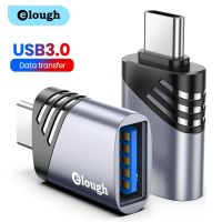 Elough USB ต่อ USB ชนิด C อะแดปเตอร์ OTG USB C ตัวผู้เป็นไมโคร USB 2.0ตัวแปลง3.0สำหรับ Mackbook Pro Samsung ขั้วต่อ OTG USB-C