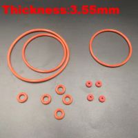 7pcs 150x3.55 150*3.55 155x3.55 155*3.55 160x3.55 160*3.55 (ID*Thickness) Food Grade Red Silicone Oil Seal O Ring O-Ring Gasket