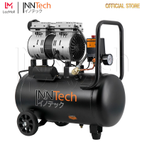 ปั๊มลม ปั้มลม Oil Free ปั๊มลมไฟฟ้า ปั๊มลม 30 ลิตร InnTech รุ่น 800W-30L สีดำ (ถังเต็ม) Air Compressor 30L