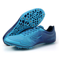 Track &amp; Field Shoes For Men Women Breathable Spikes Running Shoes Students Comfort Track Shoes Spikes Race Jumping Sneakers