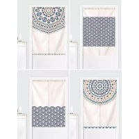 Japanese Style Simple Door Curtain Japanese Style Bedroom Cloth Curtain Partition Curtain Bathroom Half Curtain Hanging Curtain Blocking Curtain