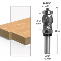 1/2－Shank Bearing Ultra-Perfomance Compression Flush Trim โซลิดคาร์ไบด์ CNC Router Bit End Mill Milling Cutters สําหรับงานไม้