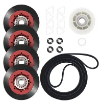 4392067RC 27-Inch Dryer Repair Kit for WPW10314173 Drum Roller 661570V Belt 279640 Idler Pulley Replaces 4392067RC