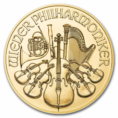 Drop Shipping 2022 ออสเตรีย 1 Oz Gold Silver Philharmonicตกแต่งSilver Gold Platedเหรียญที่ระลึก-kdddd