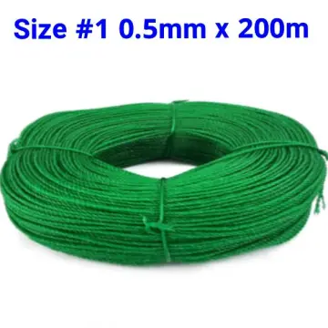 200 meters Nylon Rope no. 8(Thickness 4 mm) evelon cord polyethylene nylon  rope