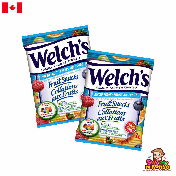 [CANADA][BUY 1 TAKE 1] Welch's Mixed Fruit Snacks Gummies 22g Lazada PH