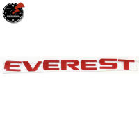 FORD EVEREST ตัวนูน 3D สีแดง โลโก้ ติดฝากระโปรงหน้า ตัวหนังสือ สำหรับ