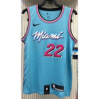 Most popular hot pressed nba jersey Miami Heat No.22 Butler blue basketball jersey