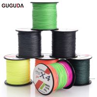 [HOT LIAXLLWISAAZH 534] 4เส้น300เมตร150เมตร500เมตรสายการประมง12 80LB ตกปลาถักเปีย M Ultifilament PE สาย M Ultifilament ลอยสายปลาคาร์พตกปลา