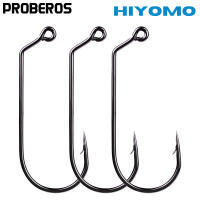 PROBEROS 100ชิ้น/ล็อตจิ๊กเบ็ดตกปลาเหล็กคาร์บอนสูง1/0 #-5/0 # น้ำทะเล60องศา Fishhooks เบส Jigging เบ็ดเดียวตกปลารอก32786