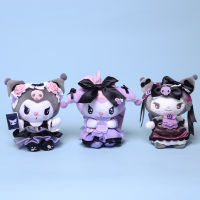 Sanrio แม่บ้านญี่ปุ่น Kawaii Plushies ปีศาจน้อย Kuromi โบว์น่ารักโกธิคสาว Kuromi โลลิต้าตุ๊กตาตุ๊กตาจี้ของขวัญวันเกิด