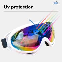 Ski Goggles with Uv Protection Lens Ski Goggles with Mirror Surface Premium Ski Goggles for Men Women Eyewear with Anti-fog