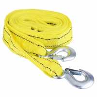 4 Meter Load 5 Ton Car Trailer Towing Rope Strap Tow Cable with Hooks Emergency Vehicle Tool